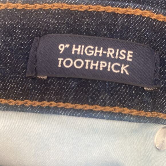 J. Crew Classic Rinse wash 9" mid-rise toothpick jean - Picture 9 of 13